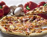 Pizza is an oven-baked, flat, disc-shaped bread typically topped with a tomato sauce,...